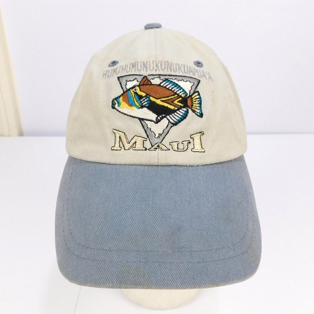 Vintage Maui Hawaii State Fish Humuhumunukunukuapuaa Snapback Baseball Hat
